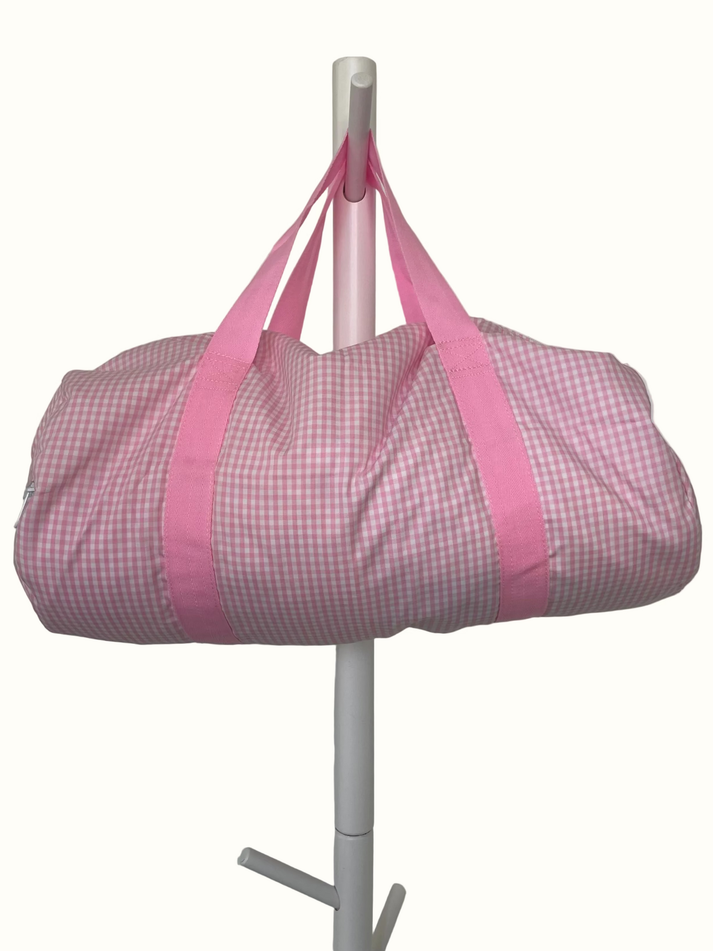 Pink Gingham Weekend Duffel