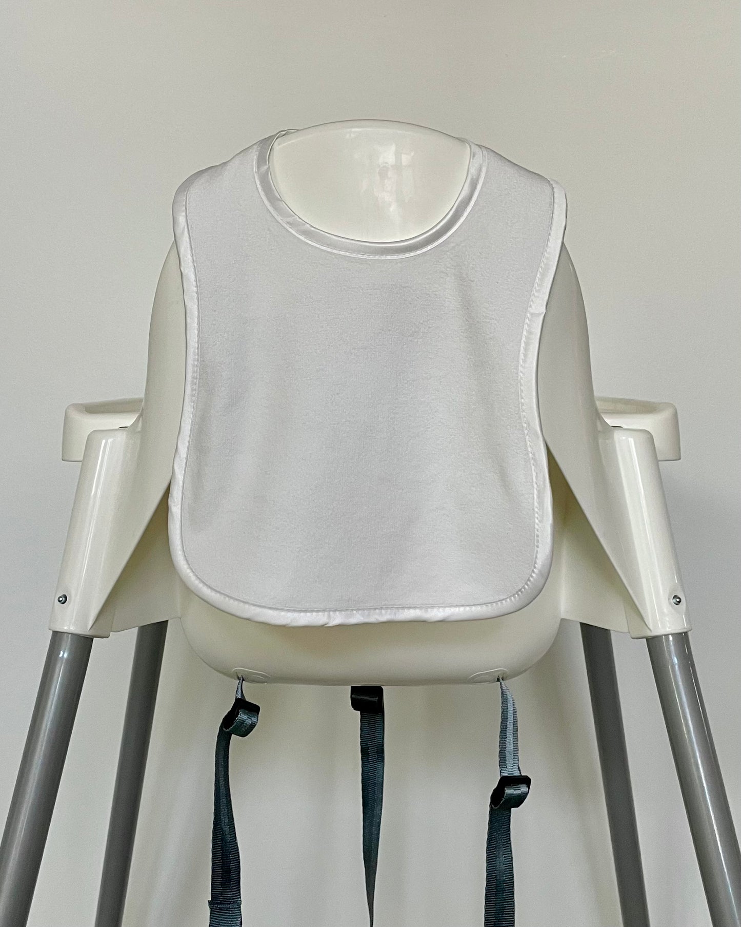 Plain White Bib